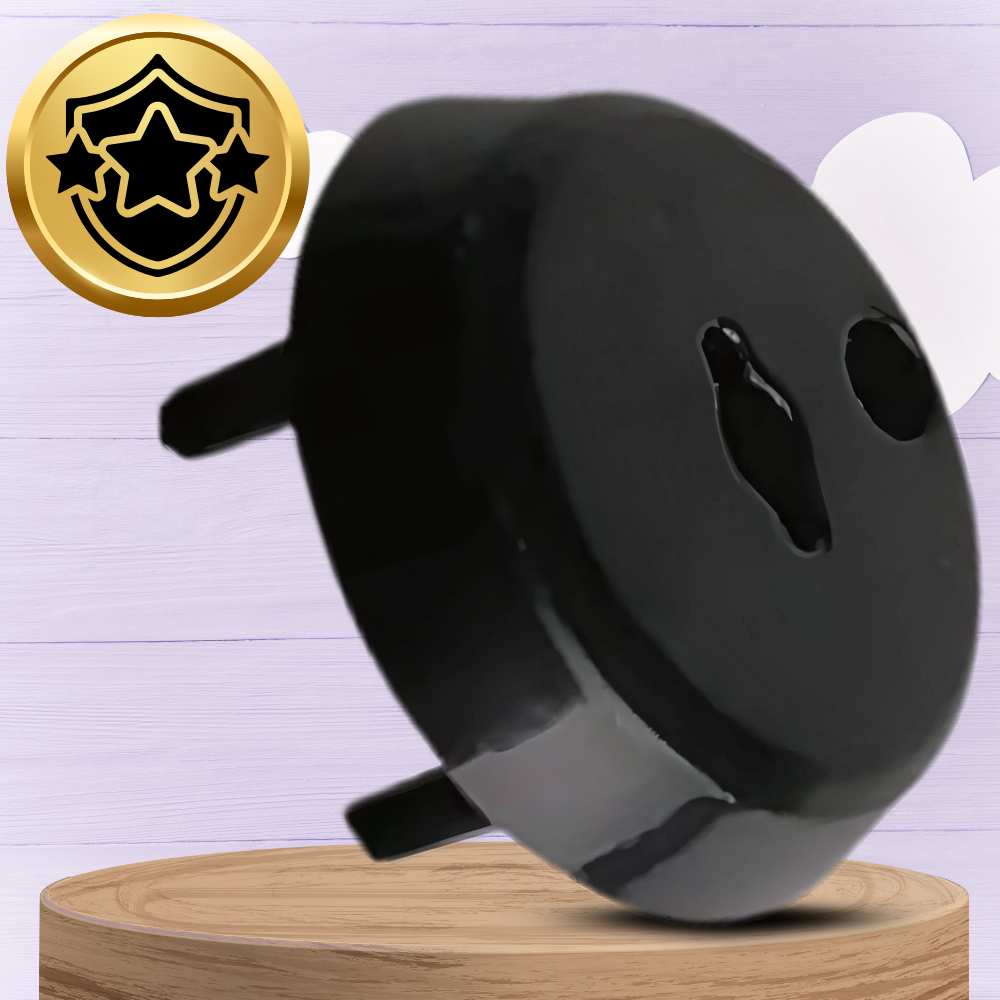 Rozešu aizsargi bērnu drošībai 12 gab., ar zemējumu un atslēgām, Nicekids, melni (0)