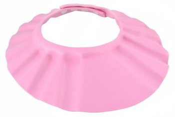 Bērnu Peldcepure ar Maliņām 13-15 cm, Rozā| Baby Bathing Cap