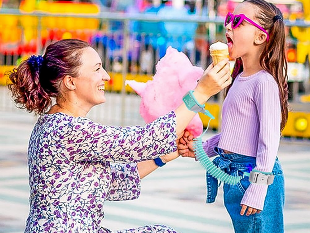 Regulējami bērnu drošības iemaukti ar aproci pret pazušanu (3)