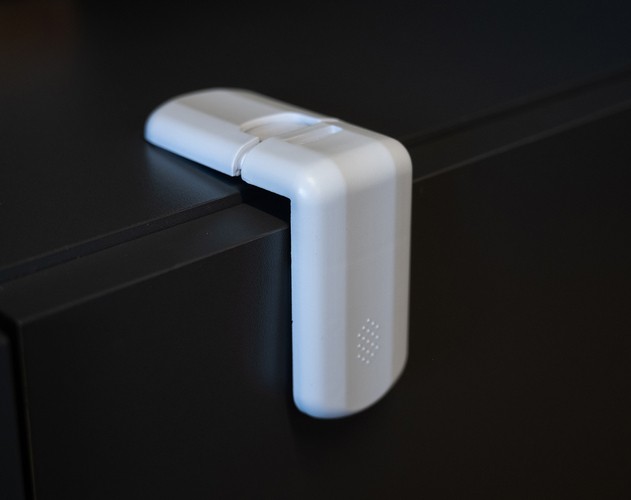 Slēdzene skapjiem un atvilktnēm, bērnu aizsardzība, 4 gab, balta l Lock for cabinets and drawers (2)