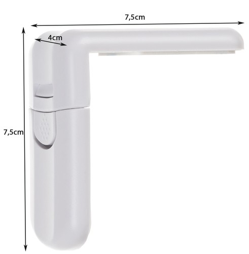 Slēdzene skapjiem un atvilktnēm, bērnu aizsardzība, 4 gab, balta l Lock for cabinets and drawers (3)