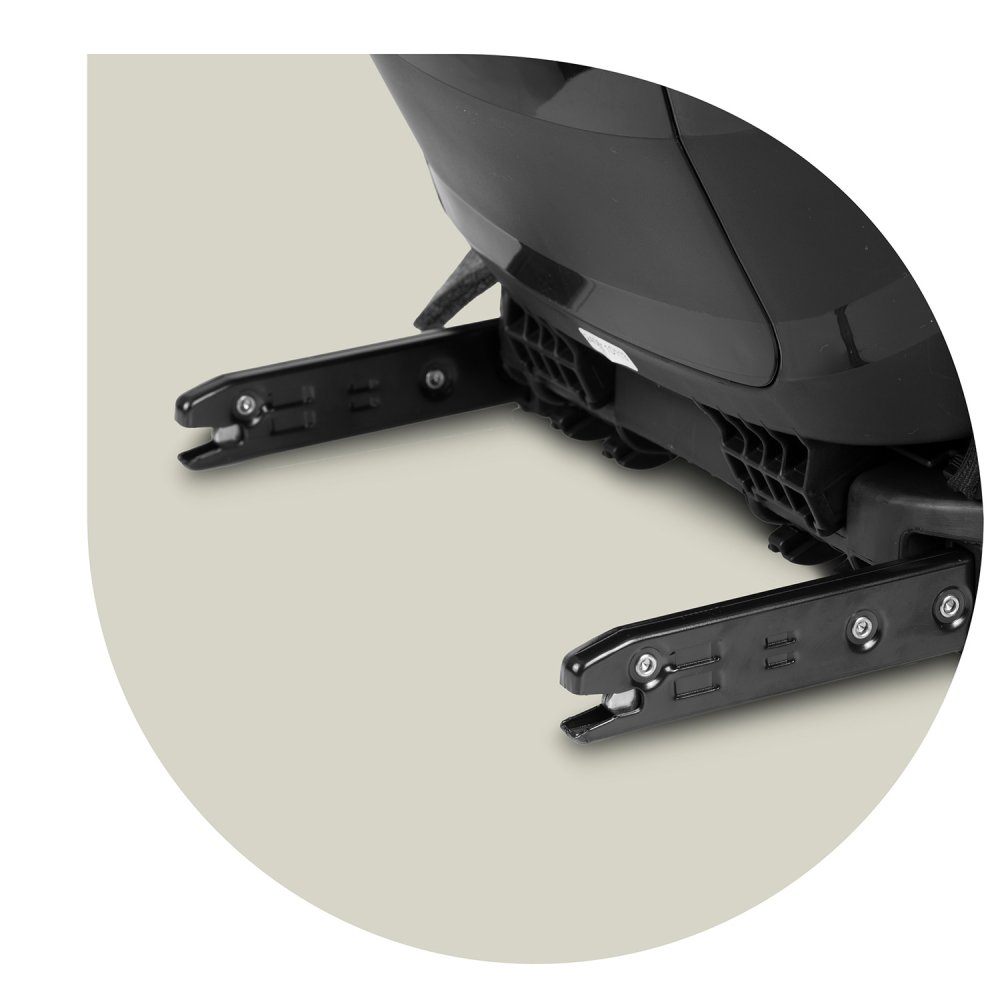 Nukido Louis Soft Melns Mīksts Bērnu Autokrēsliņš 15-36 kg ISOFIX | Kids Car Seat (2)