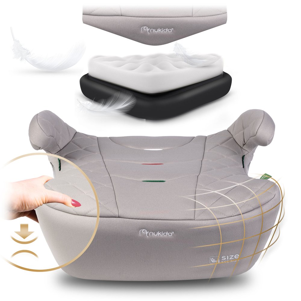 Autokrēsliņš paliktnis ar Isofix 22-36 kg Nukido Louis 710202 (1)