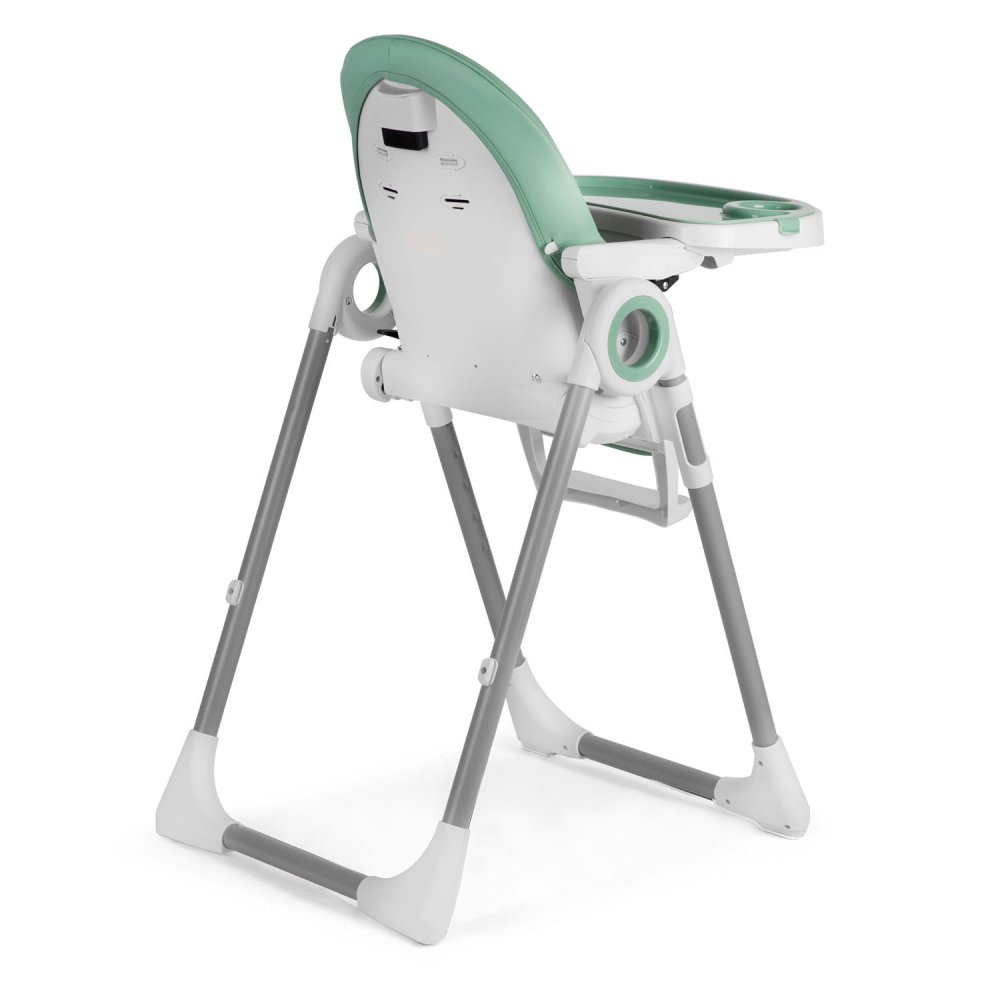 Nukido Belo daudzfunkcionāls barošanas krēsliņš ar galdiņu un rotaļlietu arku, zaļš (3)