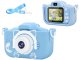 Bērnu Mini Fotoaparāts Digitālā Kamera ar Spēlēm Kaķis, 1080P, Zils | Children HD Digital Camera