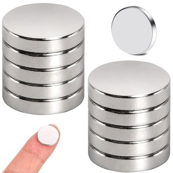 Apaļa neodīma magnētu komplekts, 10 gab. | Small Rectangular Neodymium Magnets