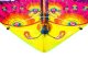 Lidojošais Pūķis Tauriņš 90 cm - rozā krāsā | Kids Flying Kite Butterfly 90 cm - pink