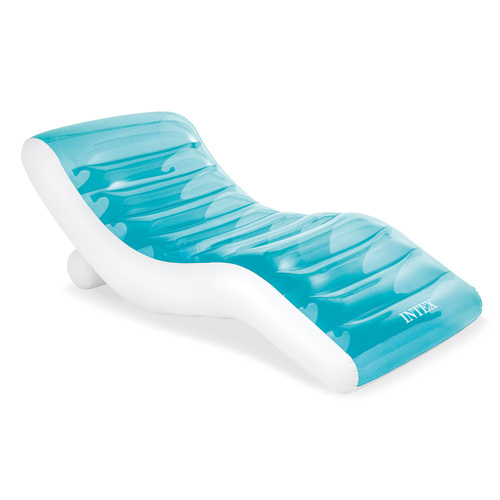 Piepūšamais atpūtas matracis/krēsls peldēšanai, Intex 56874, tirkīza un balts (3)