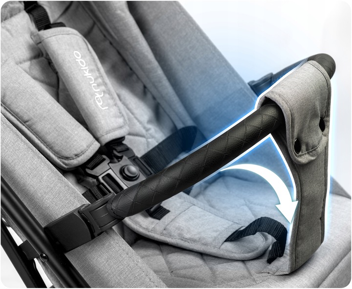 Paseo Nukido bērnu ratiņi, Pelēks (2)