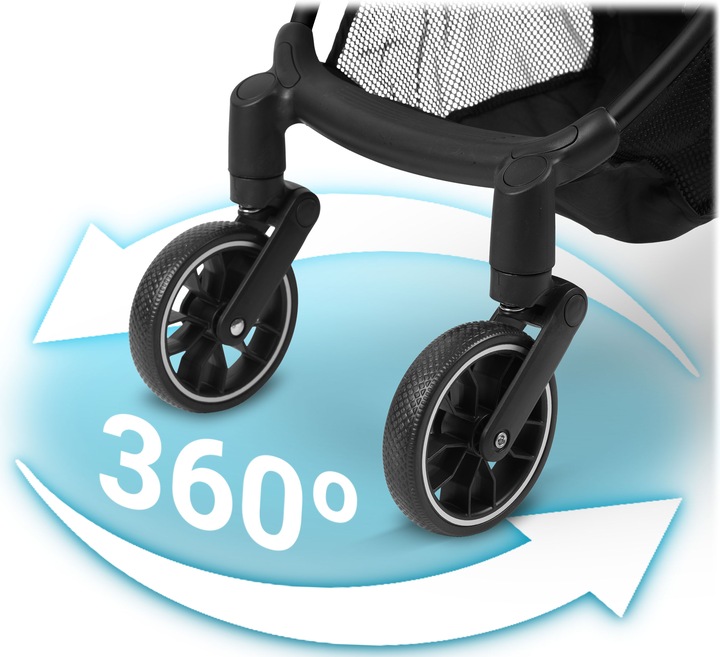 Paseo Nukido bērnu ratiņi, Rozā krāsā (10)