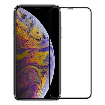 5D Tempered Glass for Apple iPhone XS Max / 11 Pro Max 6.5" Black, pilna pārklājuma aizsargstikls