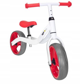 EGALECO Bērnu Balansa Velosipēds Skrejritenis, Balts-Sarkans | Balance Bike for Kids Sport