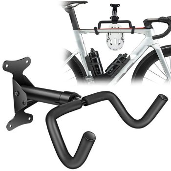 Pie sienas montējams regulējams velosipēdu statīvs, turētājs | Wall Mounted Adjustable Bicycle Holder