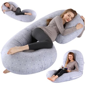 Daudzfunkcionāls spilvens grūtniecēm un sievietēm zīdīšanas periodā, 130x70cm | Pregnancy and Breastfeeding Pillow