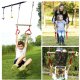 Šūpoles, vingrošanas trapeces, akrobātiskais stienis Kruzzel 25383 | Kids Swing Gymnastic Trapeze