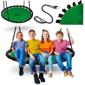 Bērnu šūpoles ligzda Neo-Sport Swingo 120 cm