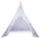 Bērnu Spēļu Tipi Stila Telts Māja Paviljons Vigvams, Pelēks | Teepee Style Kids Play Tent House Wigwam