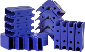 Bērnu Drošības Aizsargsētas Manēžas Savienotāju Komplekts (16 detaļas) | Set of Connectors for Wood Child...