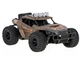 Radiovadāmā mašīna bagijs auto džips RC DRIFT 28 km/h, Brūns | RC Off Road Car Buggy