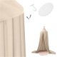 Baldahīns Nojume Bērnu Gultiņai / Spēļu Māja Telts, Bēšs | Kid\'s Bed Canopy Curtain Play Tent House