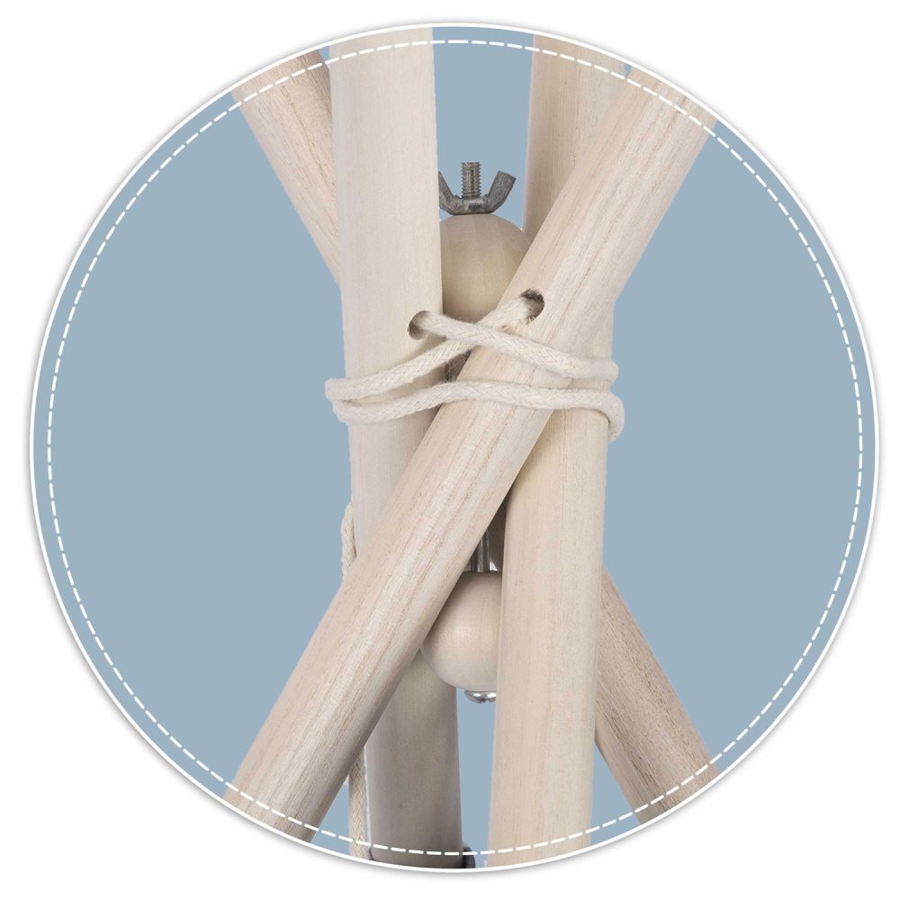 Koka stabilizators Nukido Tipi teltij | Wooden Stabilizer (2)