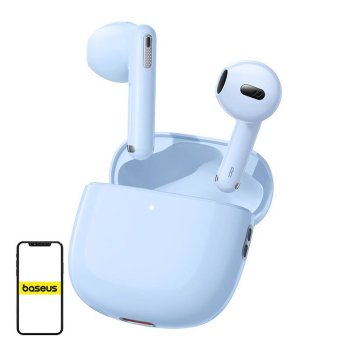 Austiņas TWS Baseus Bowie WX5 (zilas) | Earphones (blue)