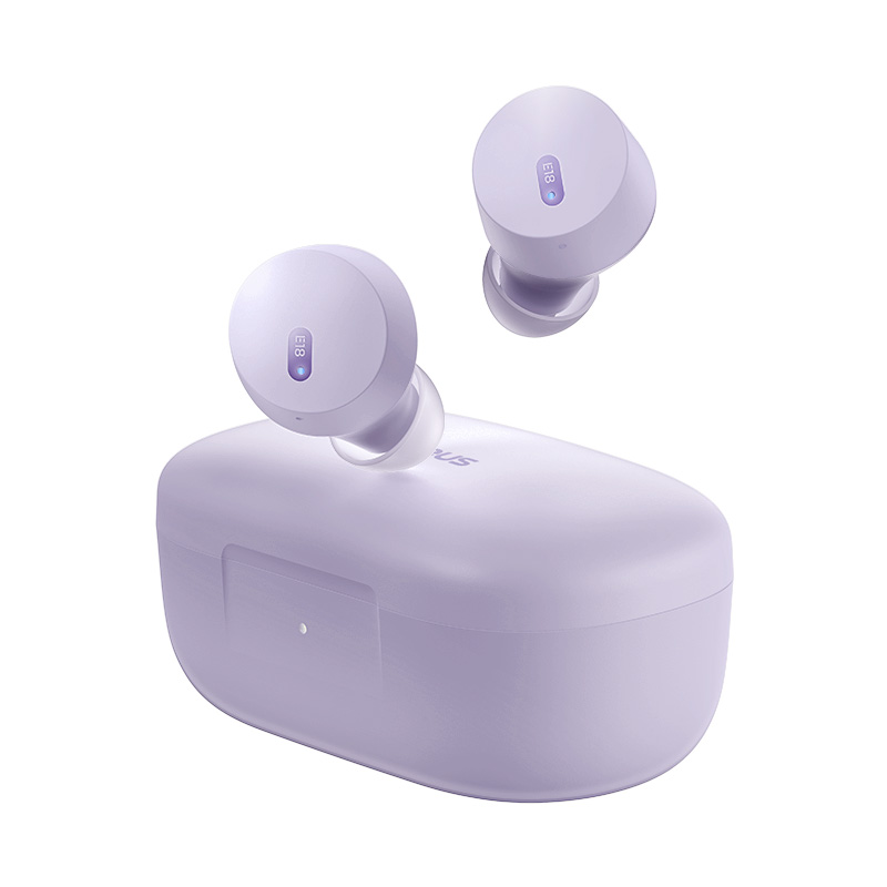 Baseus Bowie E18 bezvadu TWS austiņas ar ENC, IPX4 – violetas (0)
