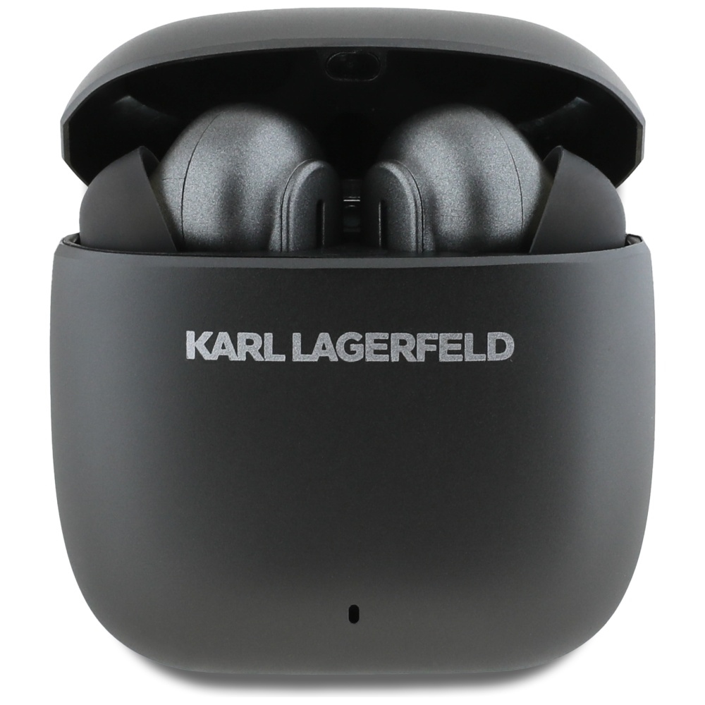 Karl Lagerfeld Metal Printed Logo ANC/ENC austiņas - melnas (0)