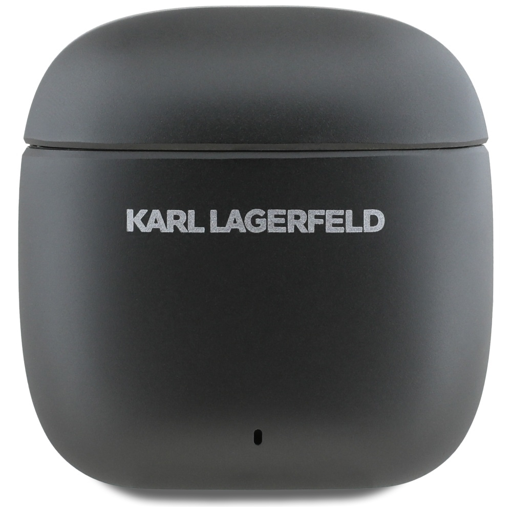 Karl Lagerfeld Metal Printed Logo ANC/ENC austiņas - melnas (1)