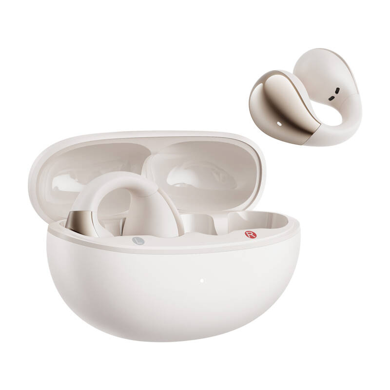 OWS QCY Crossky C30 austiņas ar klipsi IPX4 Bluetooth 5.4 - baltas (0)