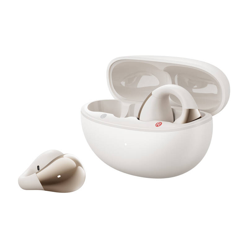 OWS QCY Crossky C30 austiņas ar klipsi IPX4 Bluetooth 5.4 - baltas (1)