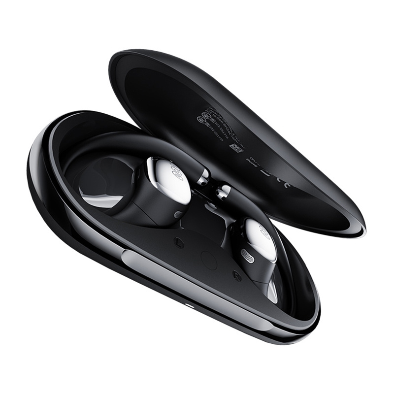 OWS QCY Crossky R70 LDAC IPX5 austiņas ar ausu āķiem – melnas (1)