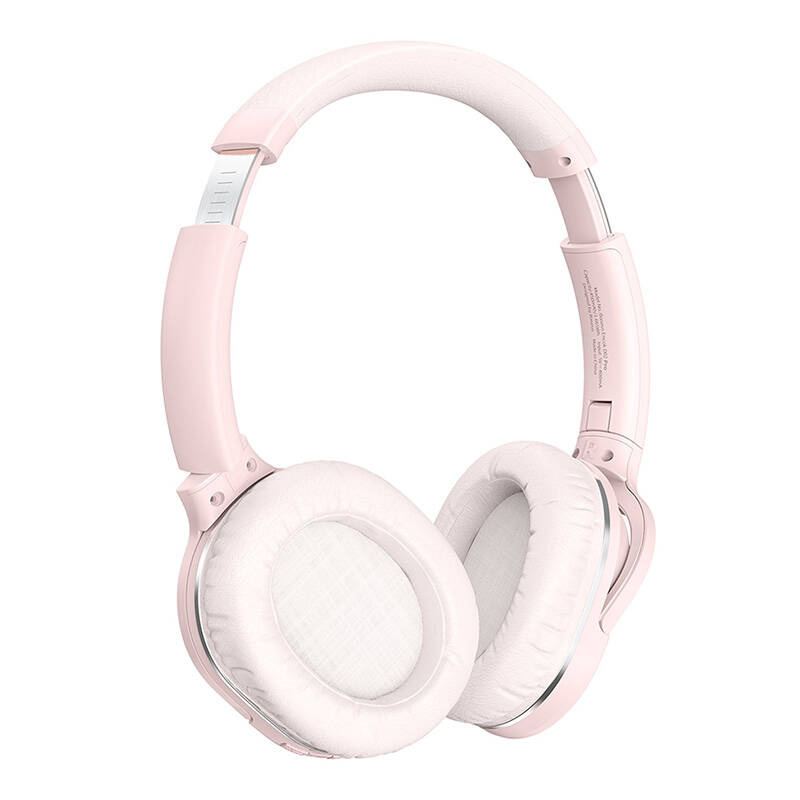 Bezvadu austiņas Baseus Encok D02 PRO (rozā) | Wireless headphones (pink) (1)
