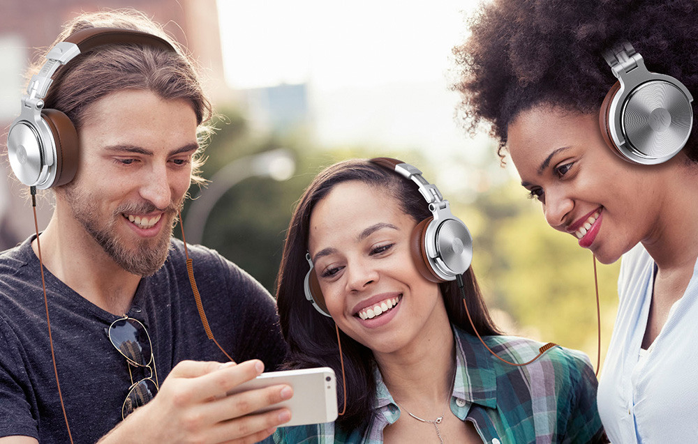 OneOdio Pro30 Wireless Bluetooth Over-Ear Headphones, Silver | Bezvadu uz Auss Liekamas Austiņas Ausis ar Mikrofonu (2)