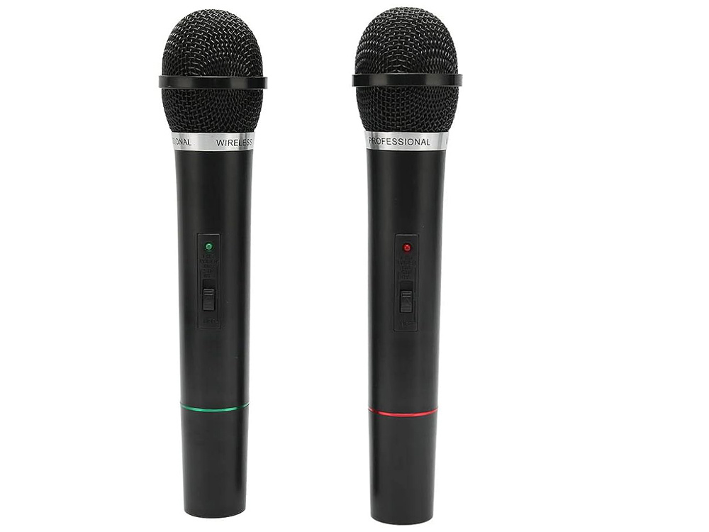 Karaoke Komplekts 2x Bezvadu Mikrofoni + Stacija | Karaoke Set (5)