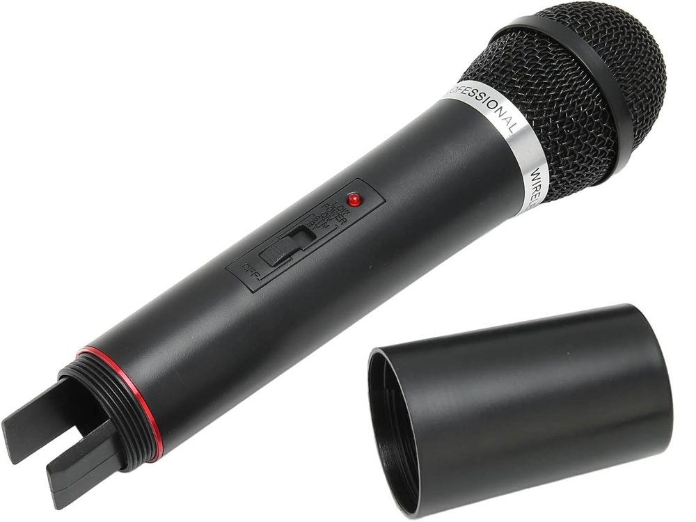 Karaoke Komplekts 2x Bezvadu Mikrofoni + Stacija | Karaoke Set (9)