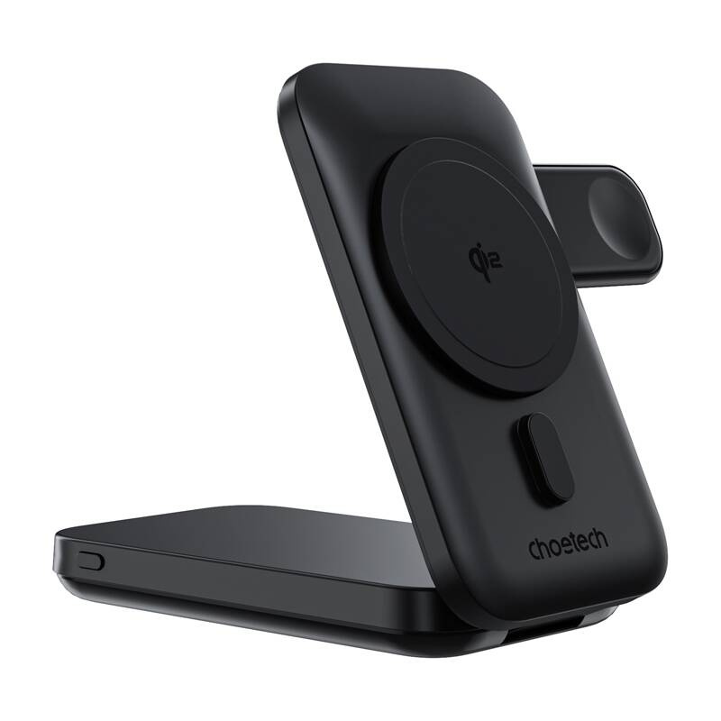 Choetech B750 3in1 Magnētiskais Bezvadu Lādētājs un Akumulators 10000mAh Qi2 (1)