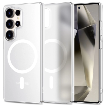 Samsung Galaxy S25 Ultra ( SM-S938 ) Tech-Protect MagSlim MagSafe Case Cover, Clear | Telefona Vāciņš Maciņš Apvalks Bamperis