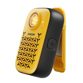 Joyroom Maya JR-MS03 pārnēsājamais Bluetooth skaļrunis ar iebūvētu lukturīti, izturīgs – dzeltens