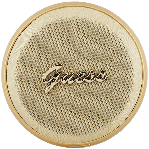Guess Magnetic Script Metal Bluetooth skaļrunis - zelts (1)