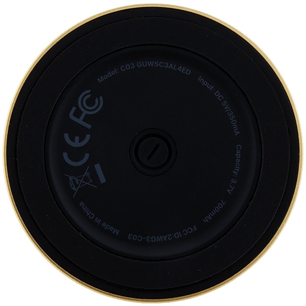 Guess Magnetic Script Metal Bluetooth skaļrunis - zelts (2)