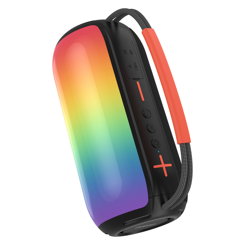 Dudao Y21 bezvadu skaļrunis ar RGB apgaismojumu, Bluetooth 5.3 – melns (1)