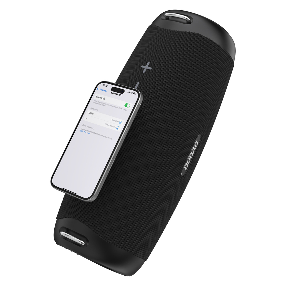 Dudao Y21Pro bezvadu skaļrunis ar RGB apgaismojumu, Bluetooth 5.3 – melns (2)