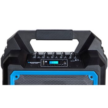 Pārnēsājama audio sistēma Blaupunkt MB10 ar Bluetooth un karaoke, melna