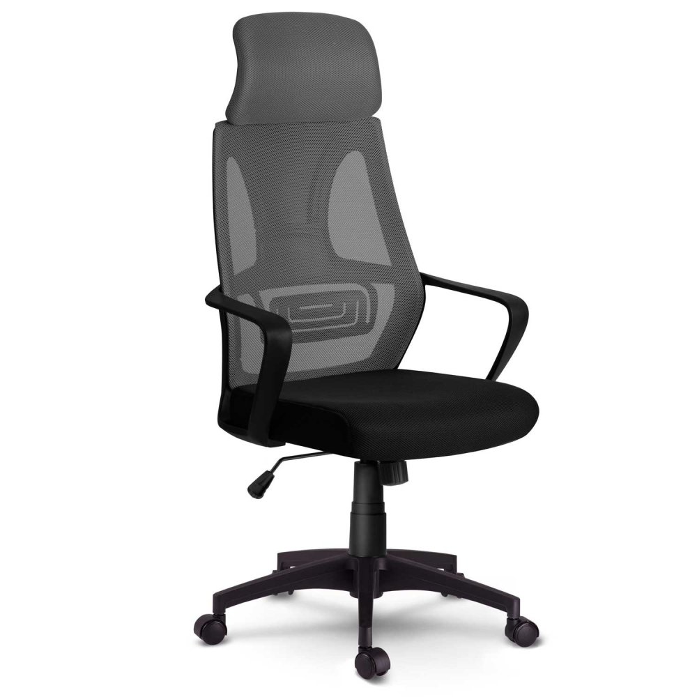Ergonomisks biroja krēsls Sofotel Praga ar mikrotīklu, pelēks (0)