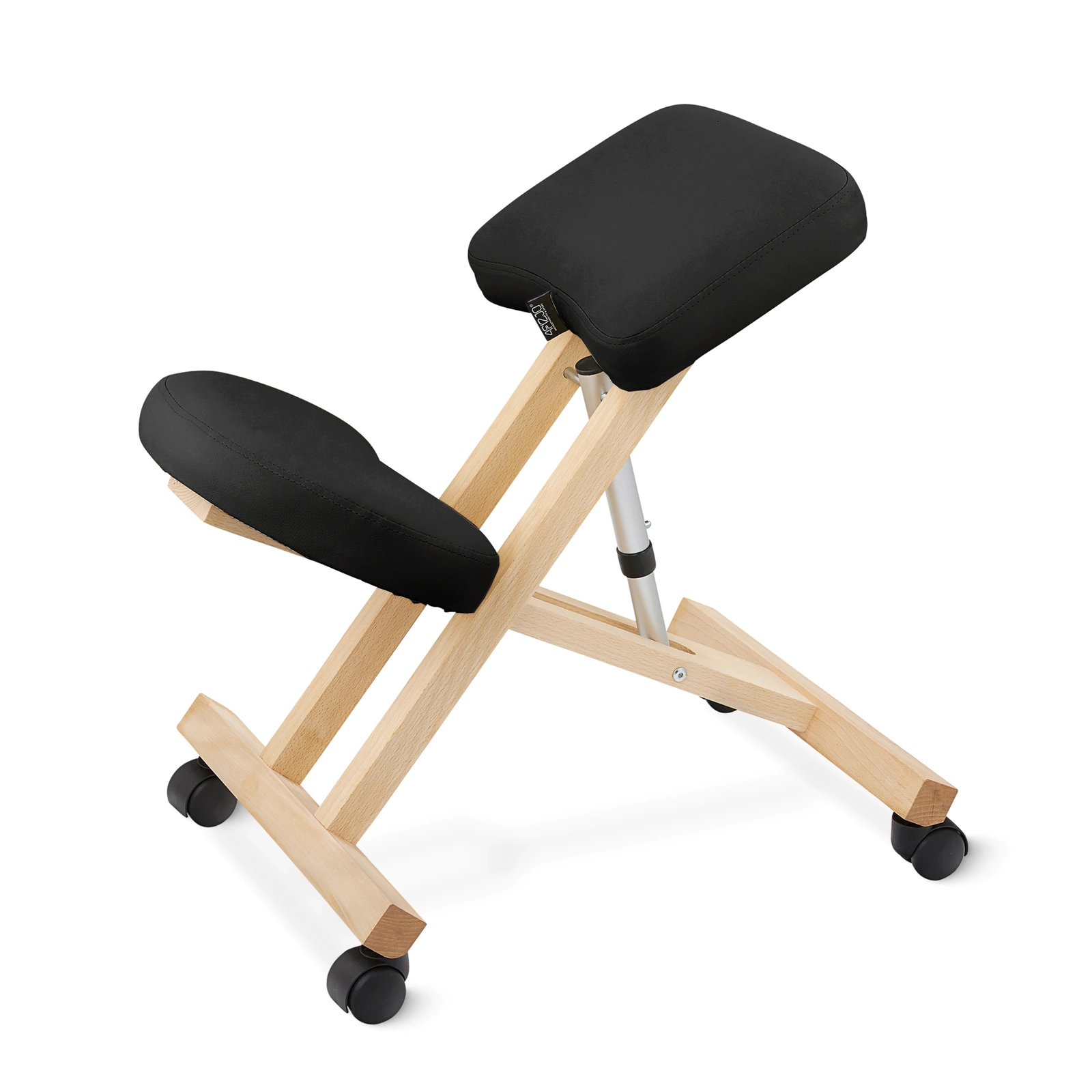 Ergonomisks ceļgalu krēsls PURE darbam, melns