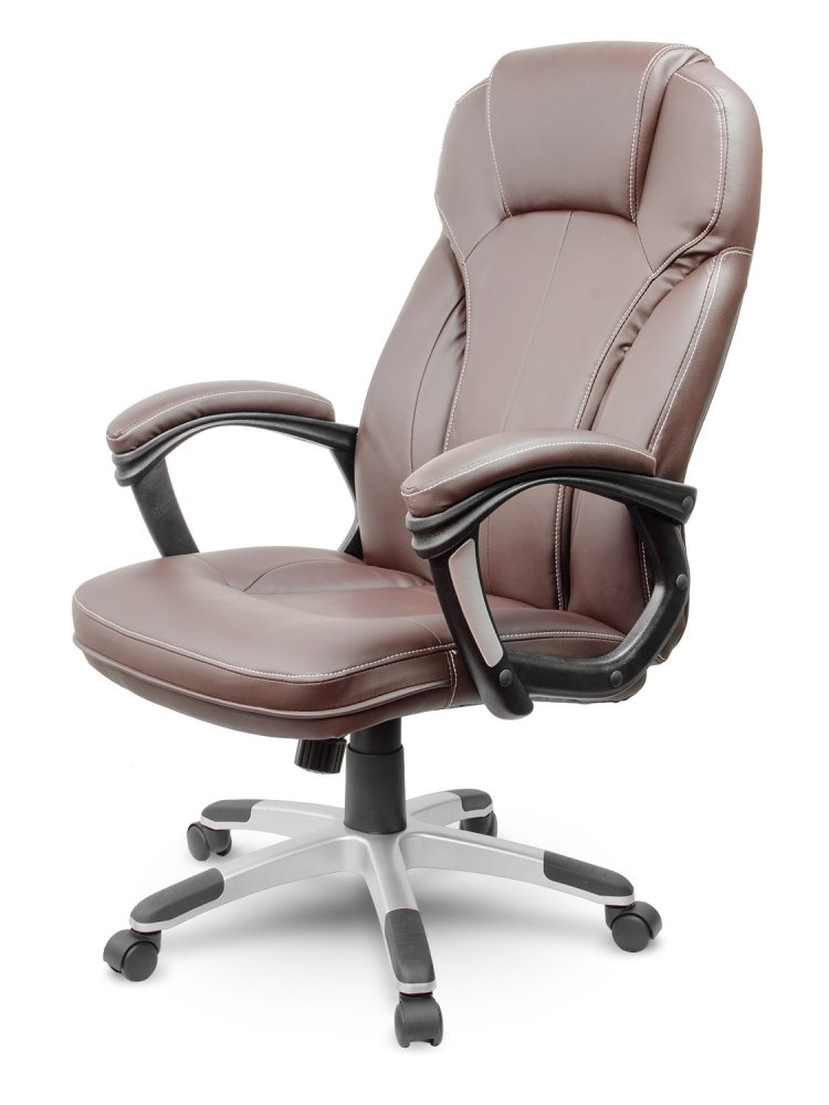 Ergonomisks ādas biroja krēsls Sofotel EG-222, brūns (0)