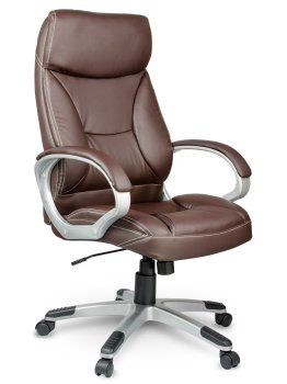 Ergonomisks biroja krēsls Sofotel EG-223 no eko ādas, brūns