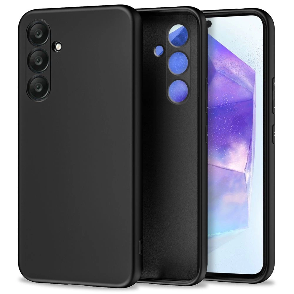 Samsung Galaxy A55 ( SM-A556B/DS ) Tech-Protect Icon Case Cover, Black | Telefona Vāciņš Maciņš Apvalks Bamperis