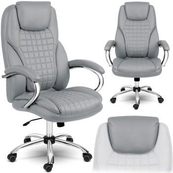 Ergonomisks biroja krēsls Sofotel Batory, gaiši pelēks